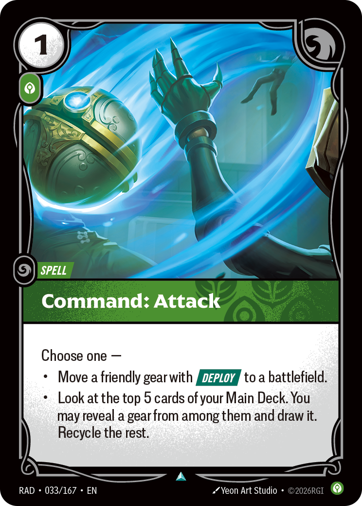 Command: Attack — Riftbound RAD-033/167