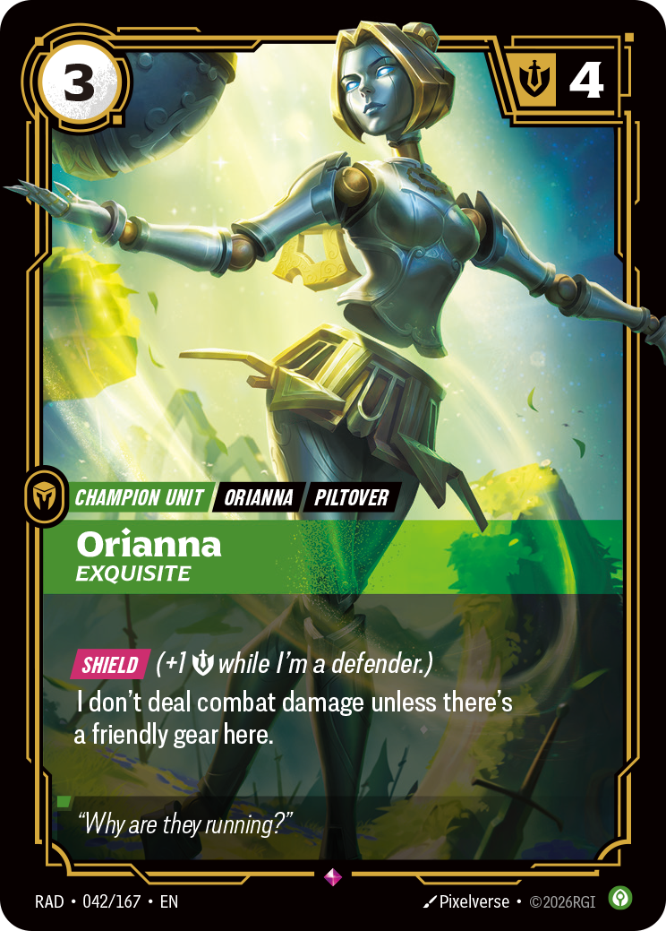 Orianna, Exquisite — Riftbound RAD-042/167