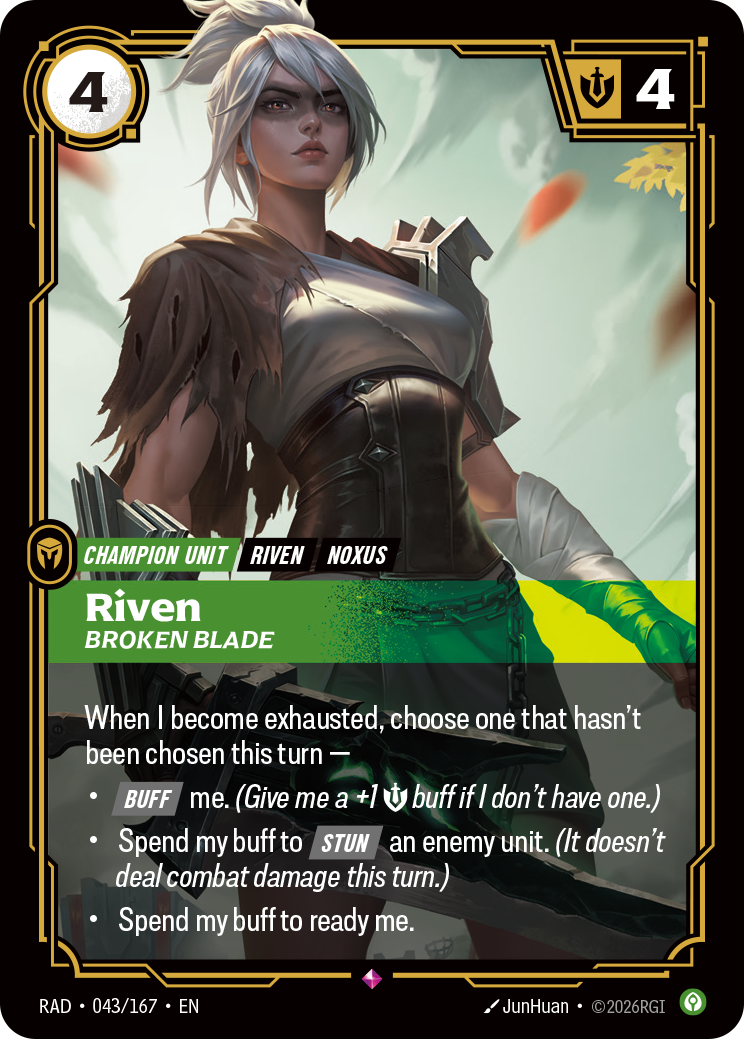 Riven, Broken Blade — Riftbound RAD-043/167