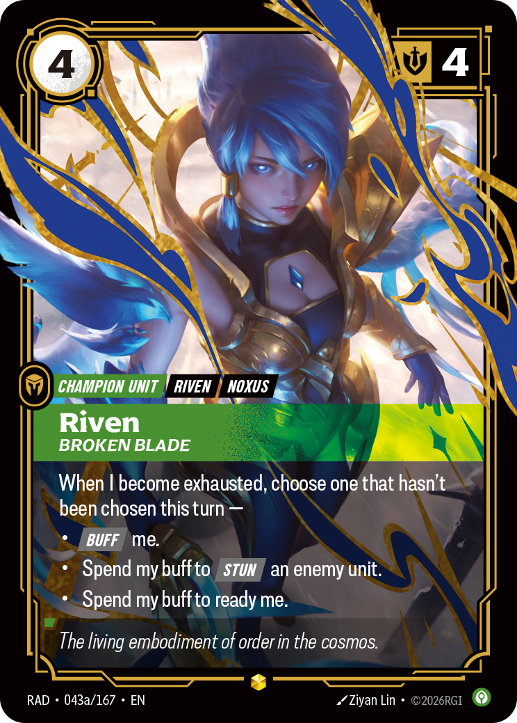 Riven, Broken Blade — Riftbound RAD-043a/167