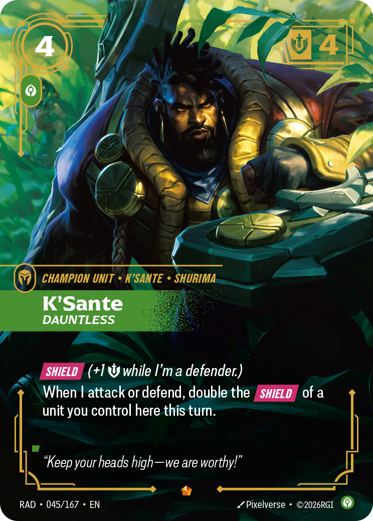 K'Sante, Dauntless — Riftbound RAD-045/167