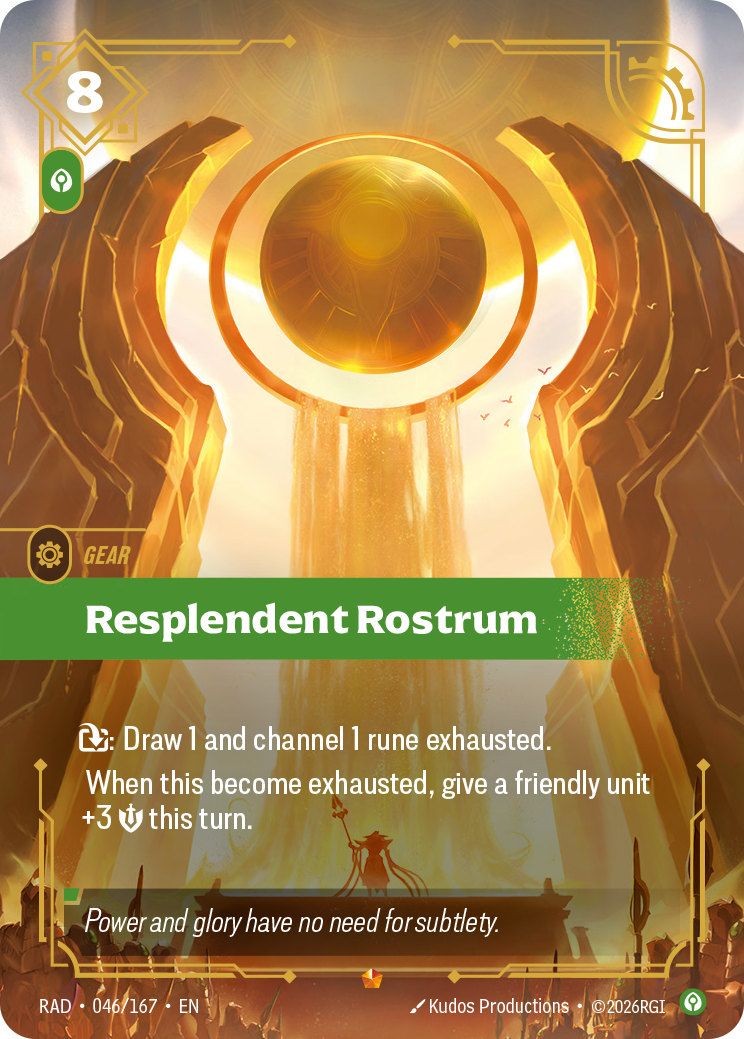 Resplendent Rostrum — Riftbound RAD-046/167