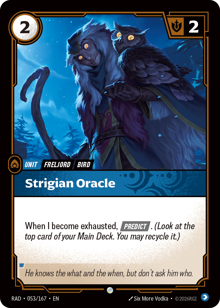 Strigian Oracle — Riftbound RAD-053/167