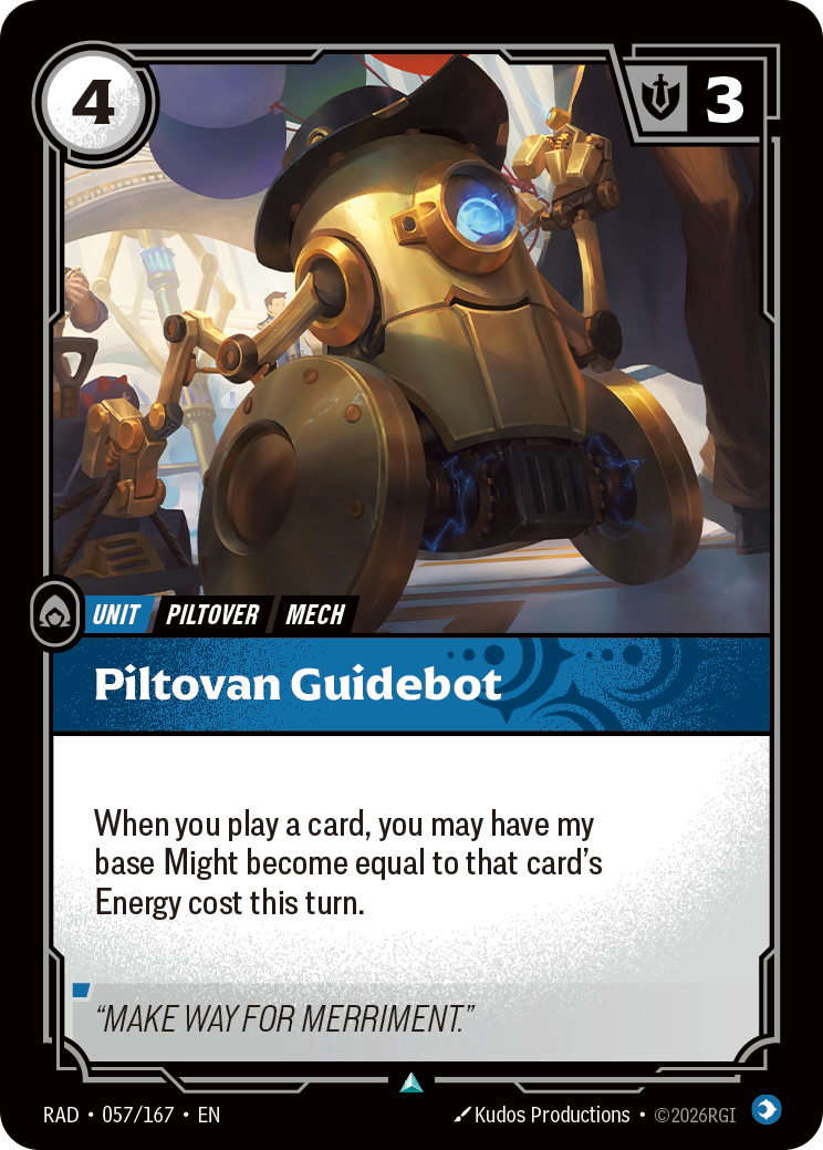 Piltovan Guidebot — Riftbound RAD-057/167