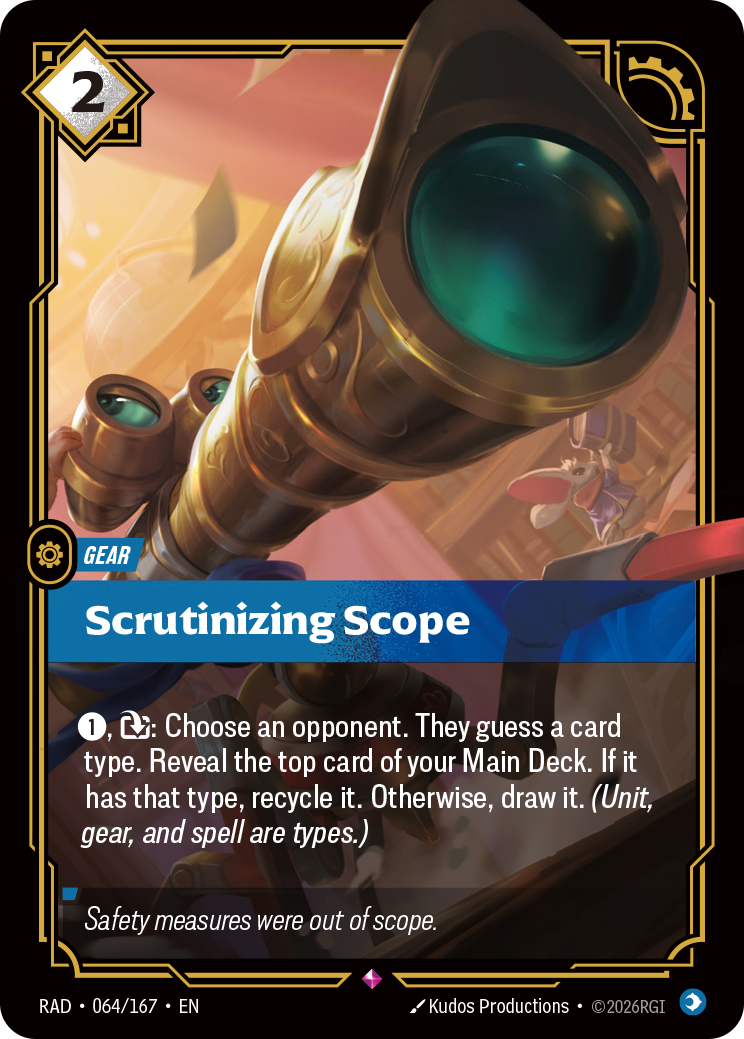 Scrutinizing Scope — Riftbound RAD-064/167