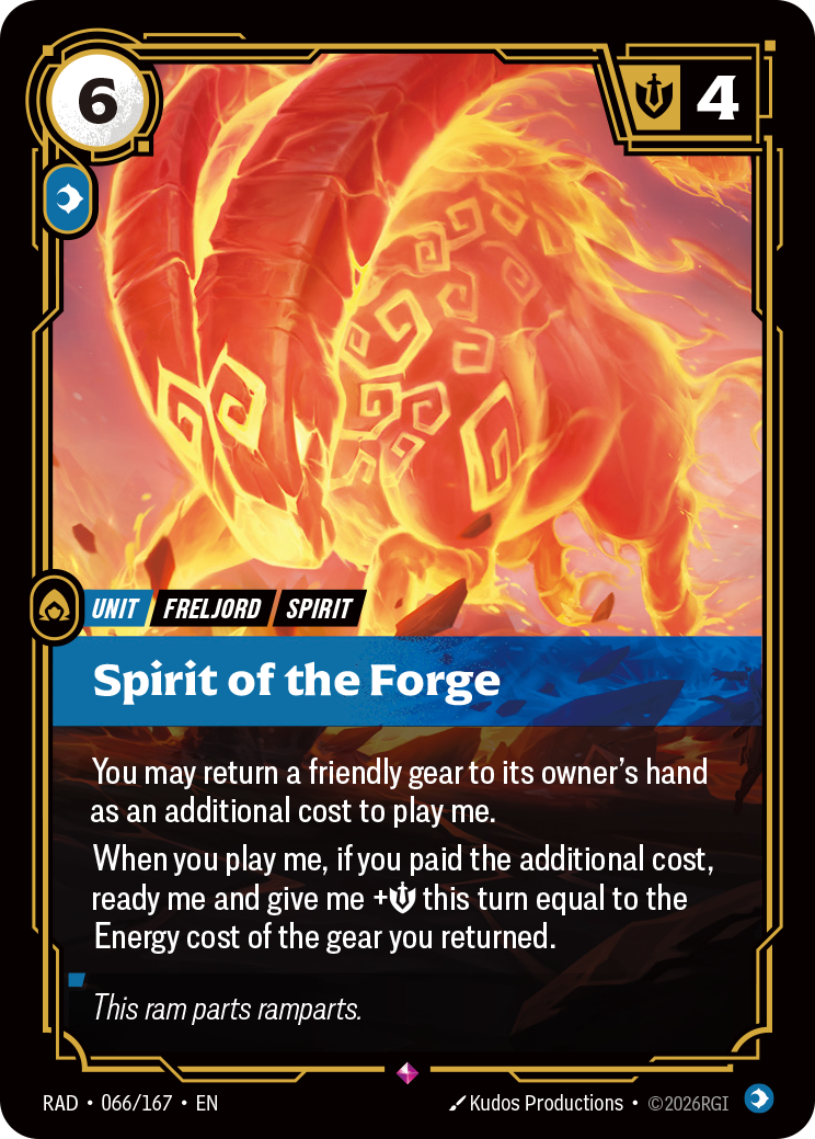 Spirit of the Forge — Riftbound RAD-066/167