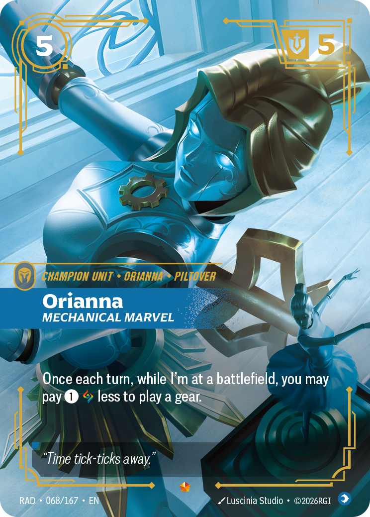 Orianna, Mechanical Marvel — Riftbound RAD-068/167
