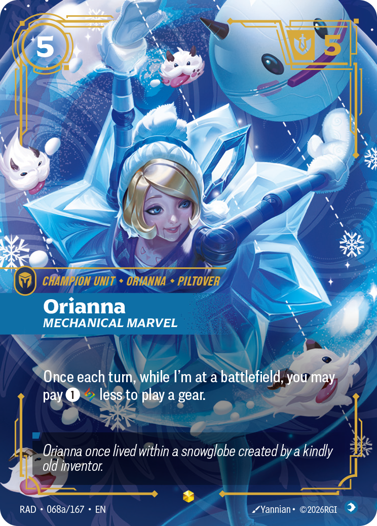 Orianna, Mechanical Marvel — Riftbound RAD-068a/167
