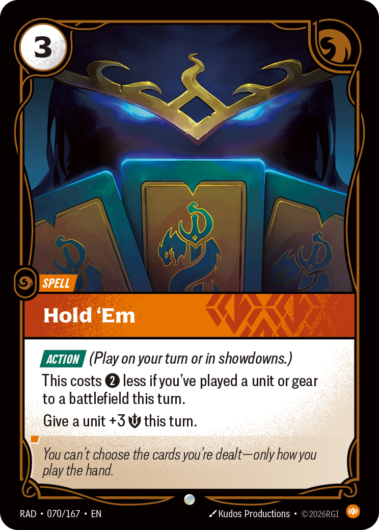 Hold 'Em — Riftbound RAD-070/167