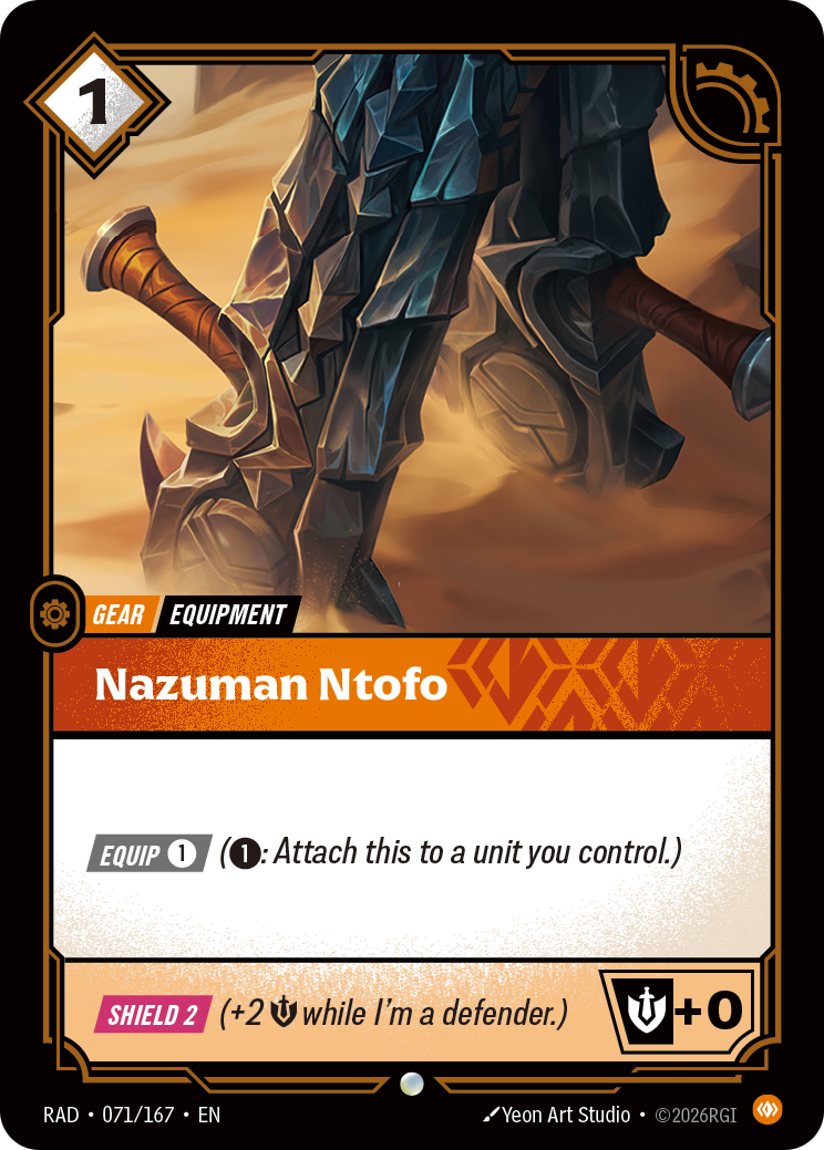 Nazuman Ntofo — Riftbound RAD-071/167