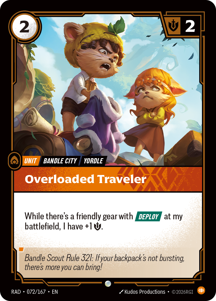 Overloaded Traveler — Riftbound RAD-072/167