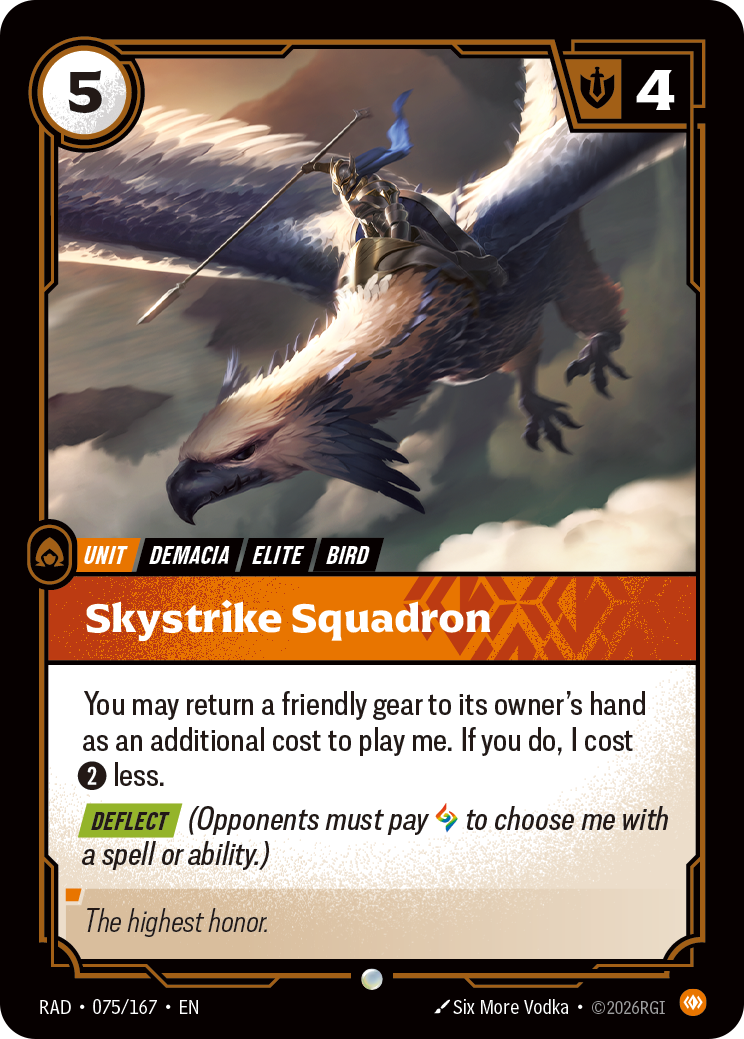 Skystrike Squadron — Riftbound RAD-075/167