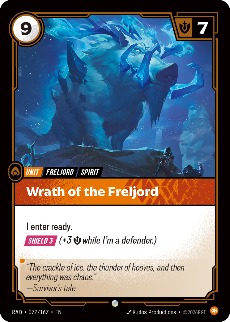 Wrath of the Freljord — Riftbound RAD-077/167
