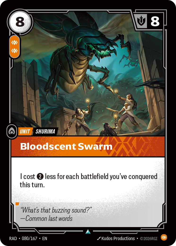 Bloodscent Swarm — Riftbound RAD-080/167