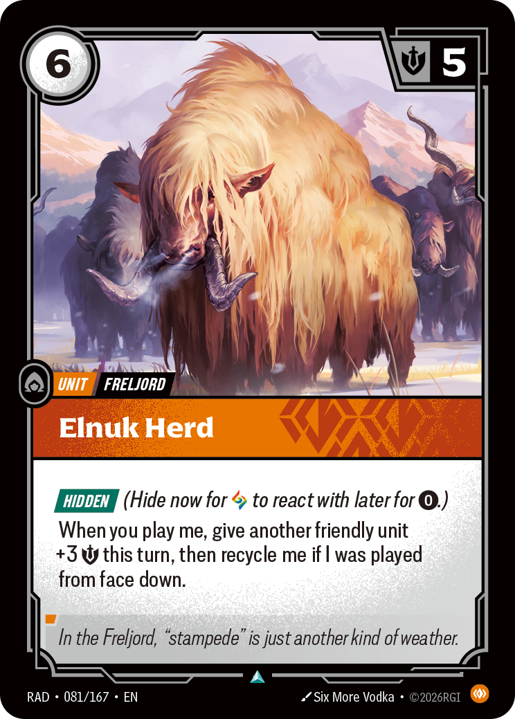 Elnuk Herd — Riftbound RAD-081/167