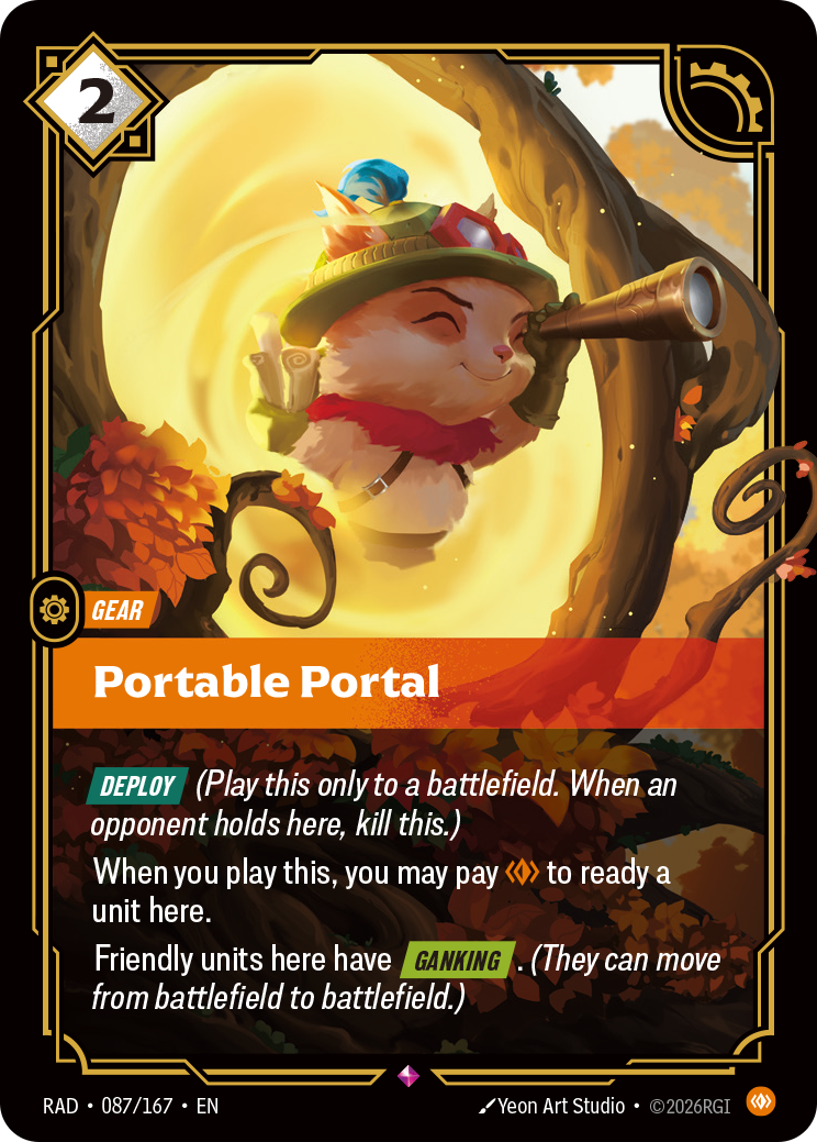 Portable Portal — Riftbound RAD-087/167