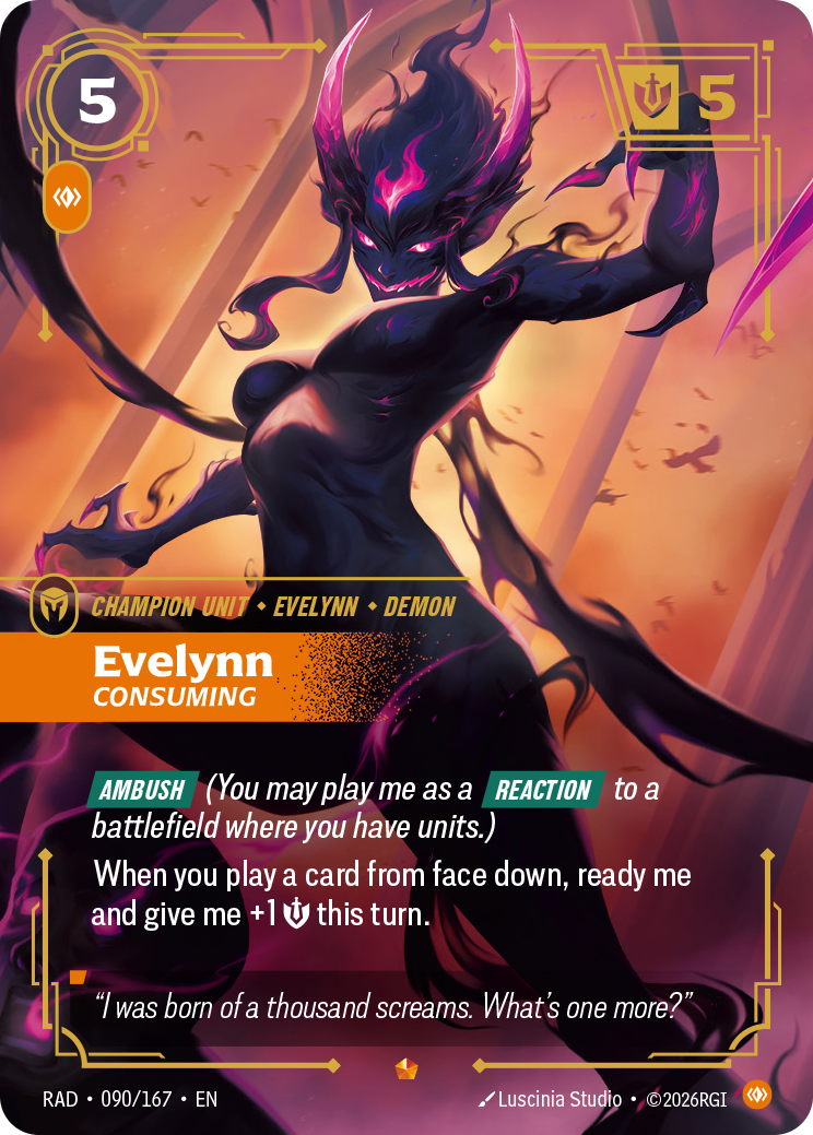 Evelynn, Consuming — Riftbound RAD-090/167