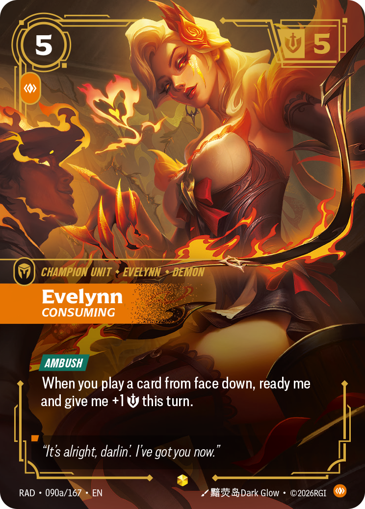 Evelynn, Consuming — Riftbound RAD-090a/167
