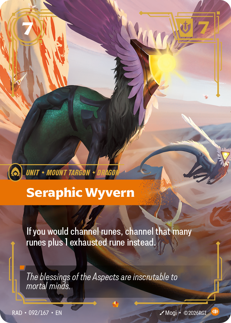 Seraphic Wyvern — Riftbound RAD-092/167