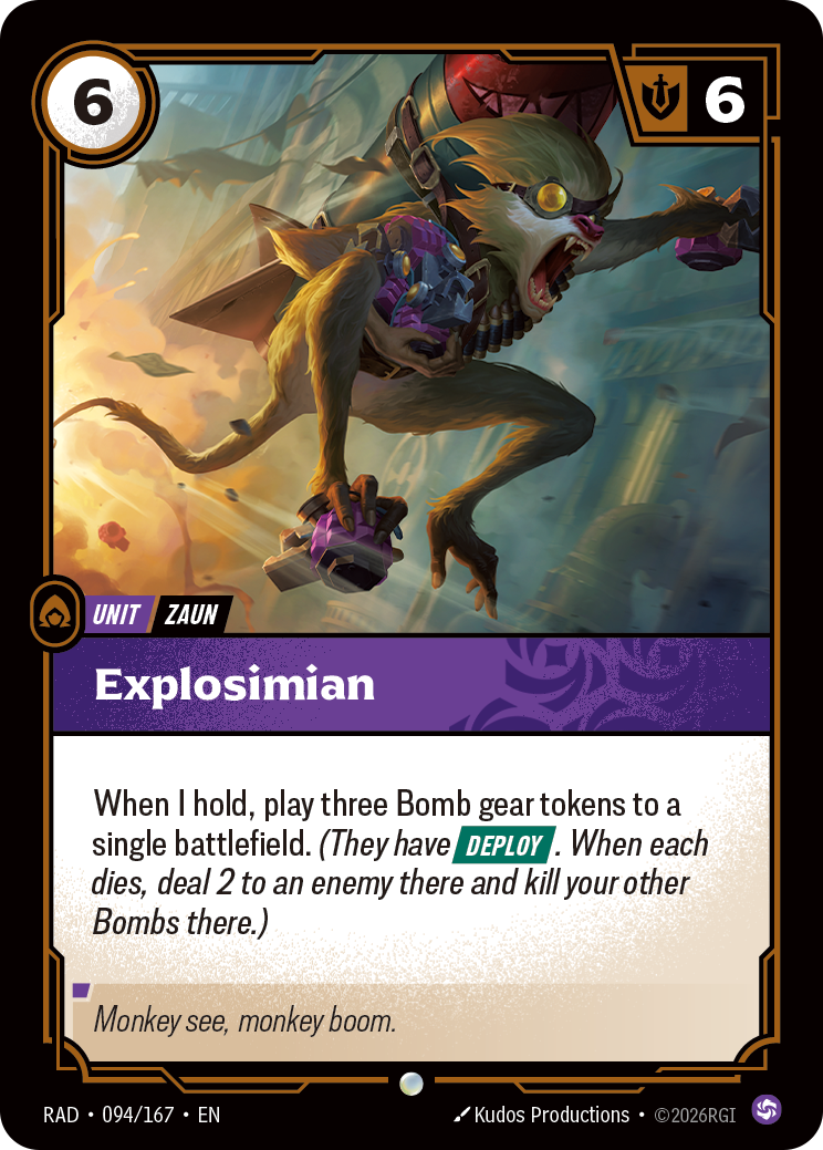 Explosimian — Riftbound RAD-094/167
