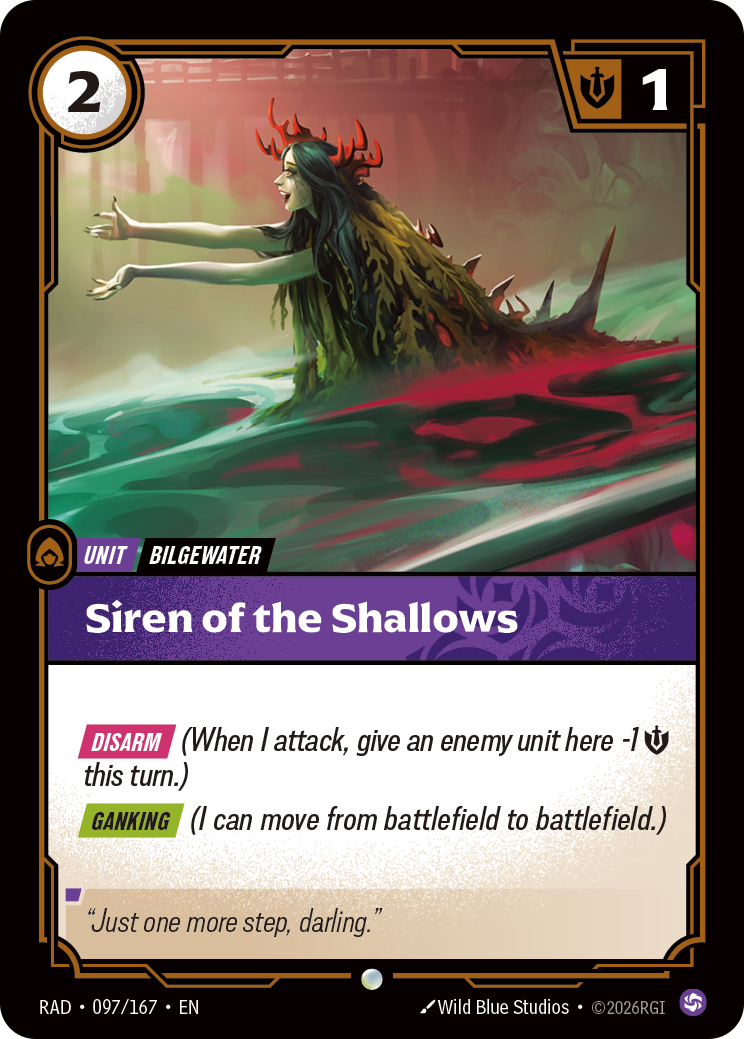 Siren of the Shallows — Riftbound RAD-097/167