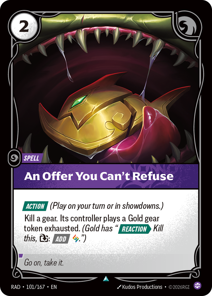 An Offer You Can't Refuse — Riftbound RAD-101/167