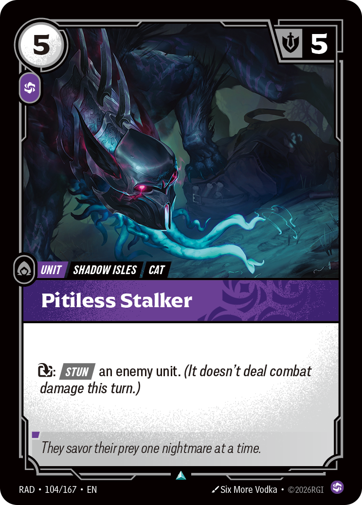 Pitiless Stalker — Riftbound RAD-104/167
