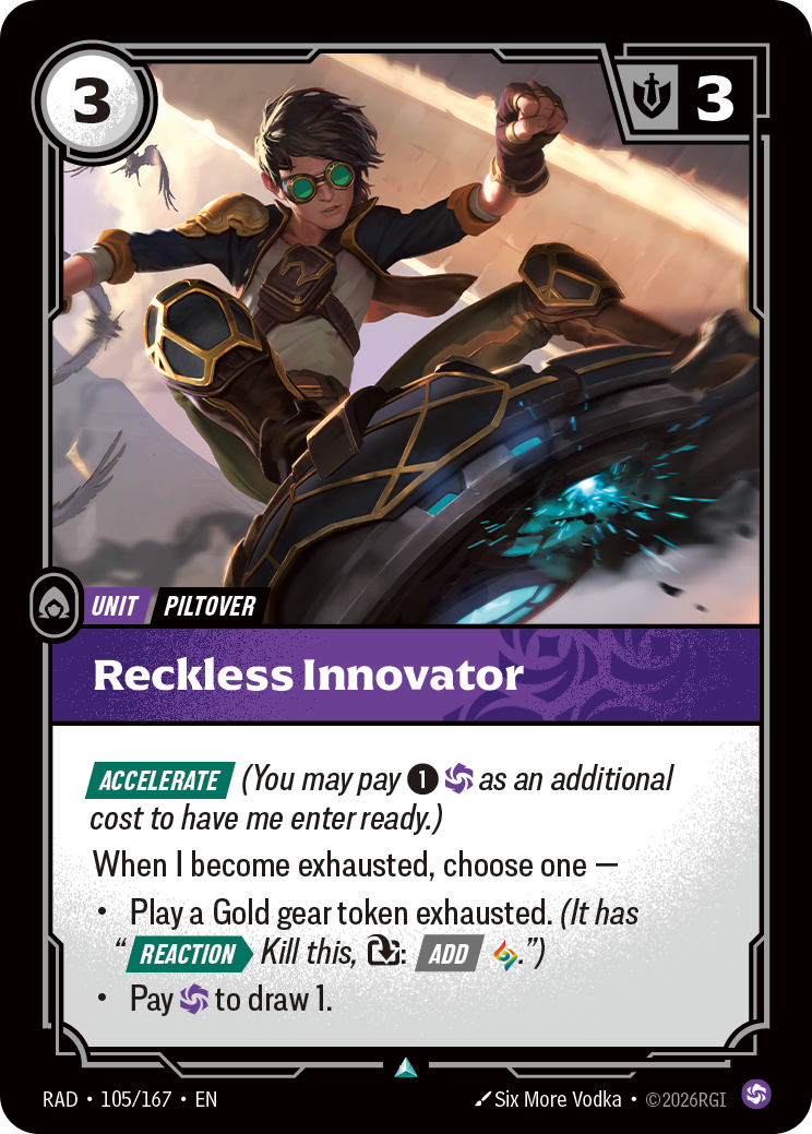 Reckless Innovator — Riftbound RAD-105/167