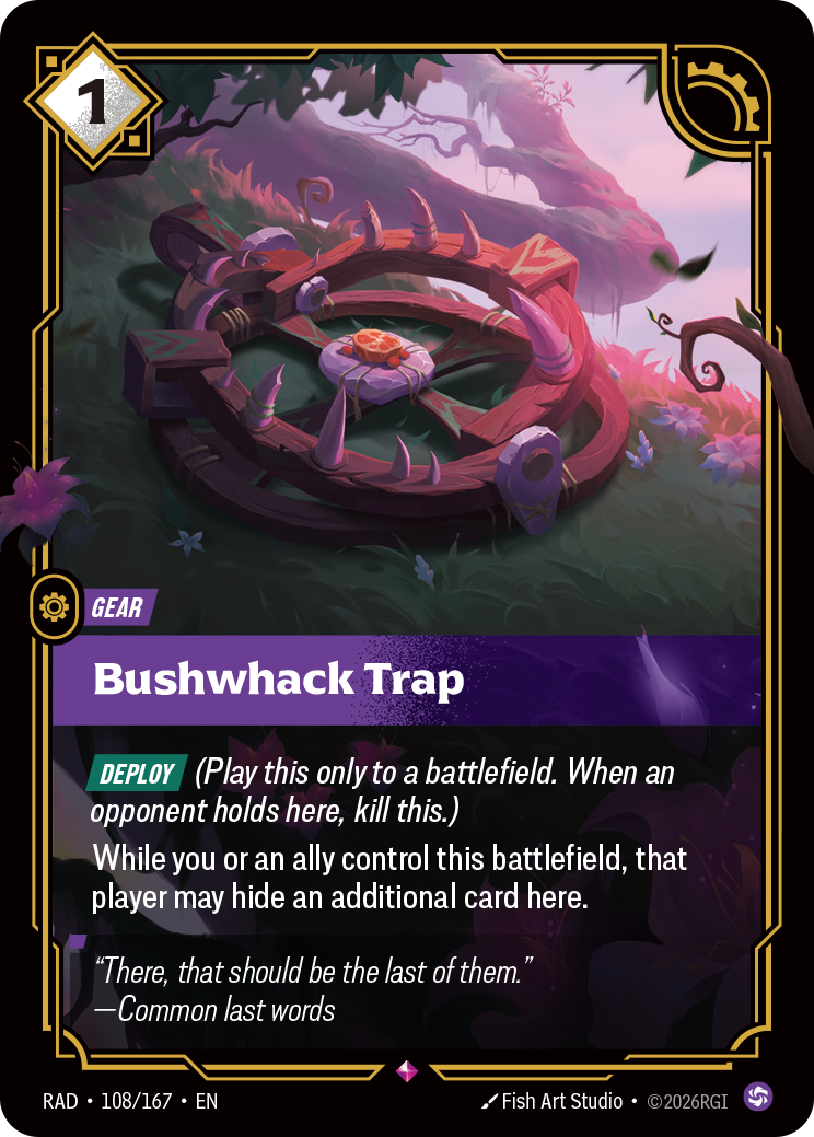 Bushwhack Trap — Riftbound RAD-108/167