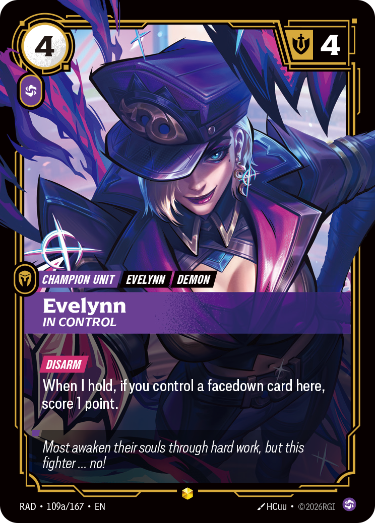 Evelynn, In Control — Riftbound RAD-109a/167