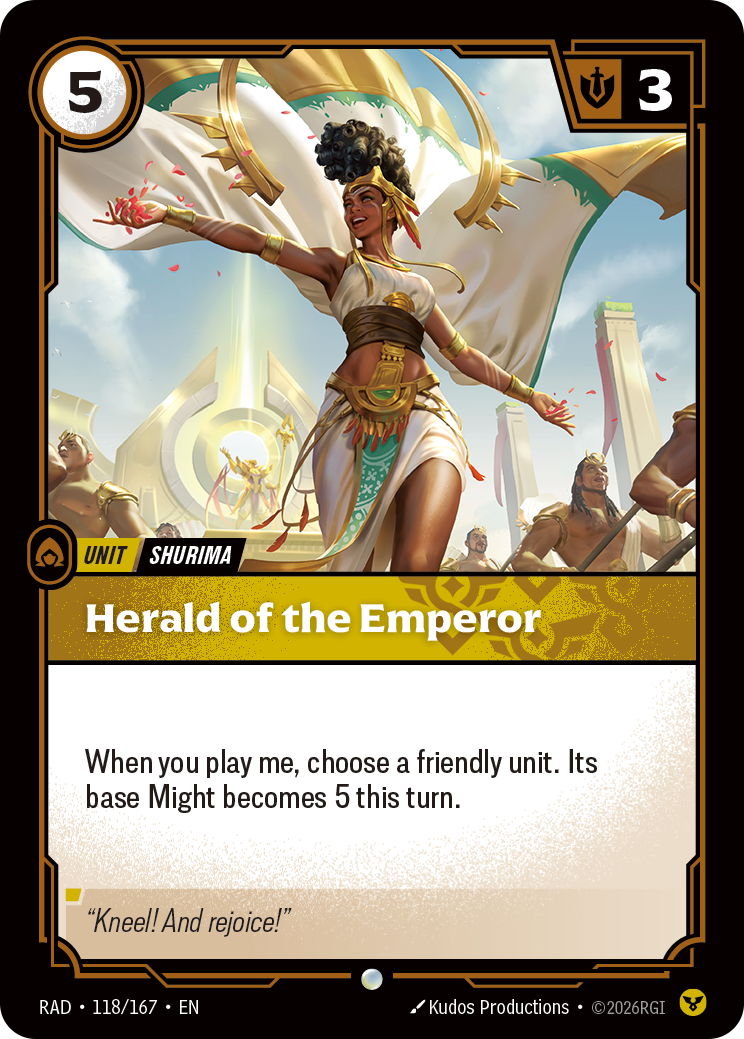 Herald of the Emperor — Riftbound RAD-118/167