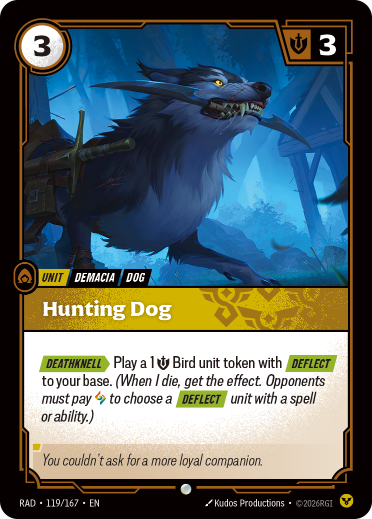Hunting Dog — Riftbound RAD-119/167