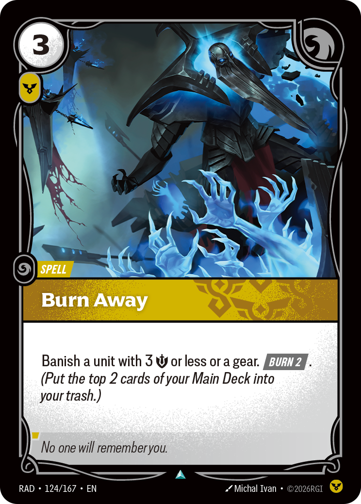 Burn Away — Riftbound RAD-124/167