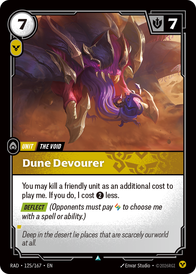 Dune Devourer — Riftbound RAD-125/167