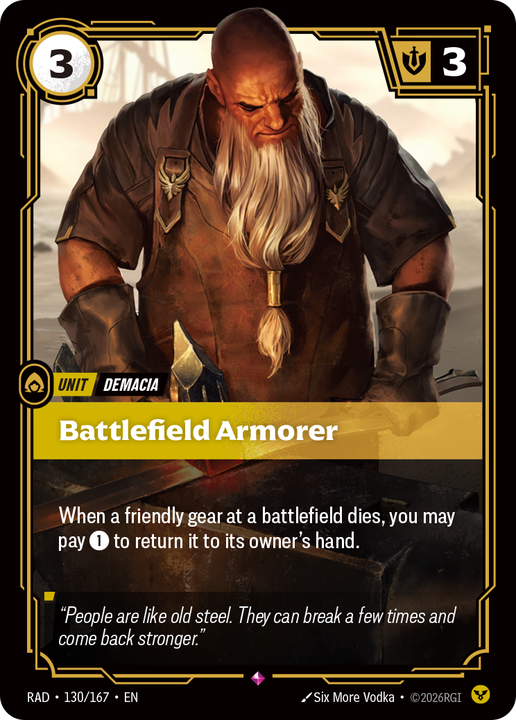 Battlefield Armorer — Riftbound RAD-130/167