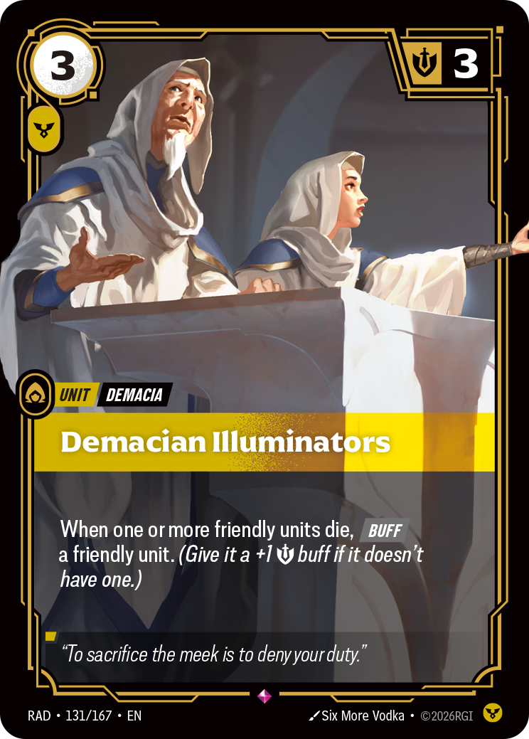 Demacian Illuminators — Riftbound RAD-131/167
