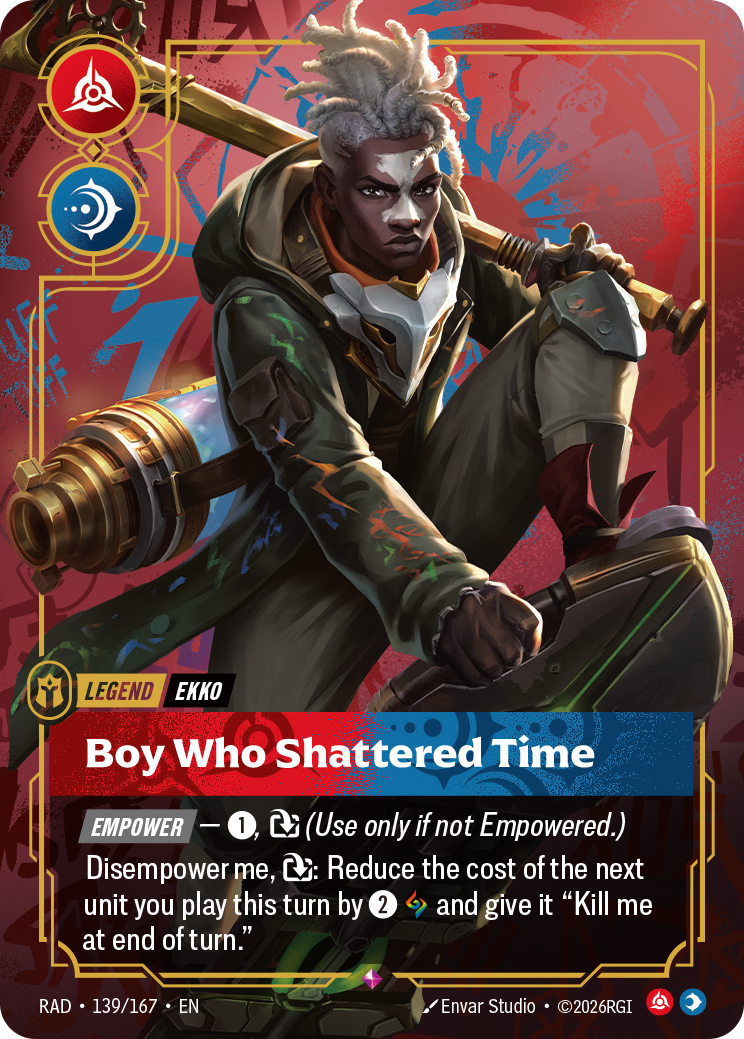 Boy Who Shattered Time — Riftbound RAD-139/167