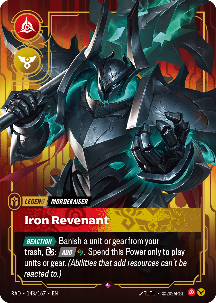 Iron Revenant — Riftbound RAD-143/167