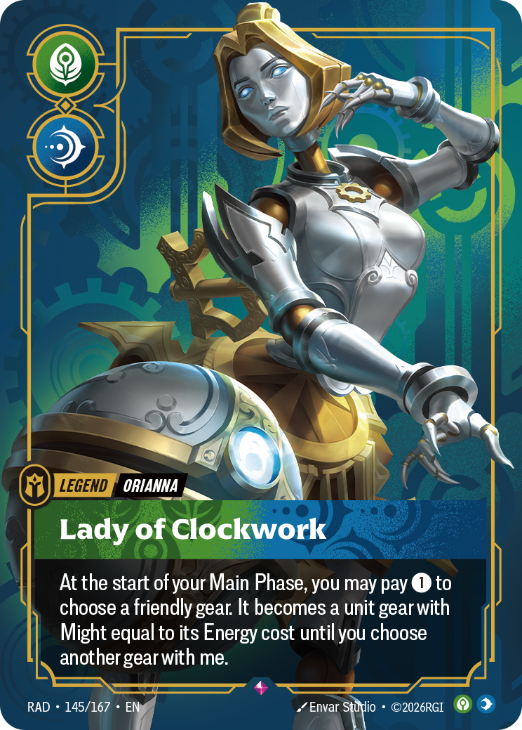 Lady of Clockwork — Riftbound RAD-145/167