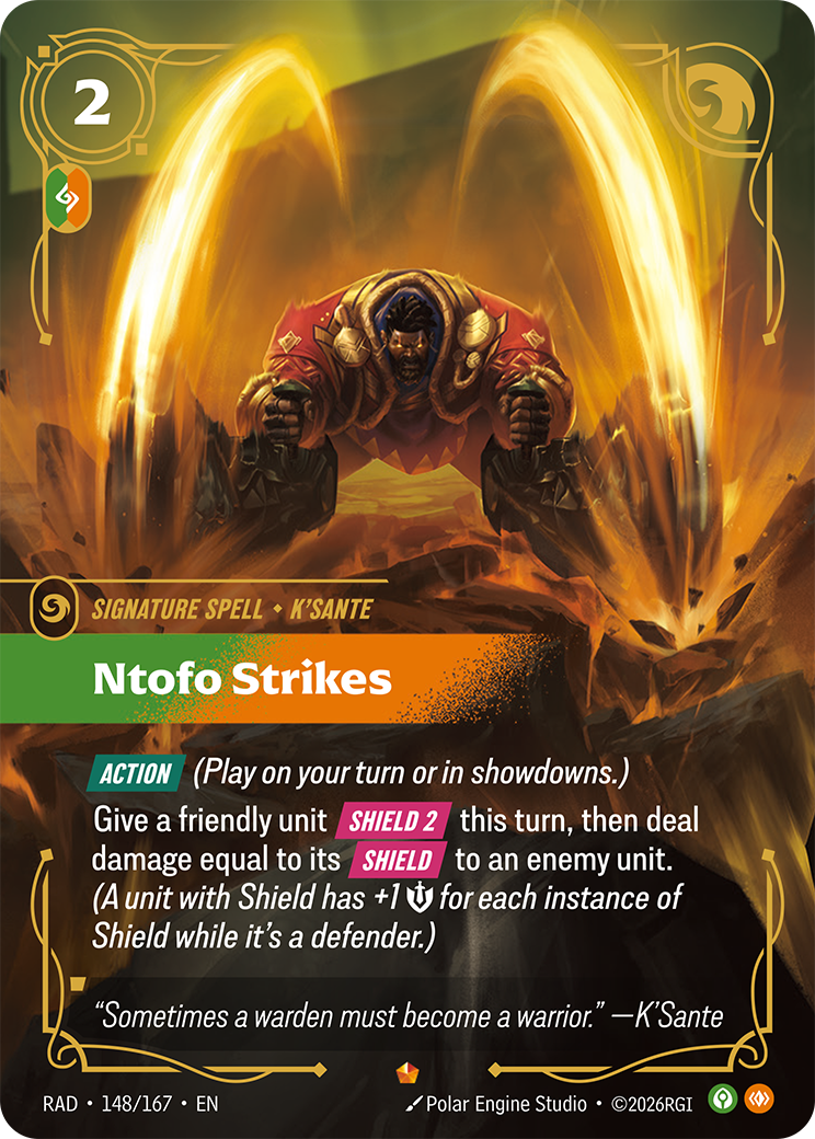 Ntofo Strikes — Riftbound RAD-148/167