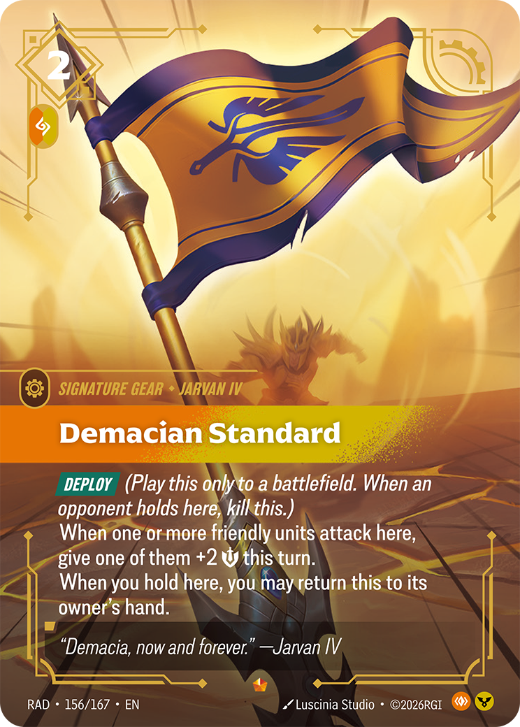 Demacian Standard — Riftbound RAD-156/167