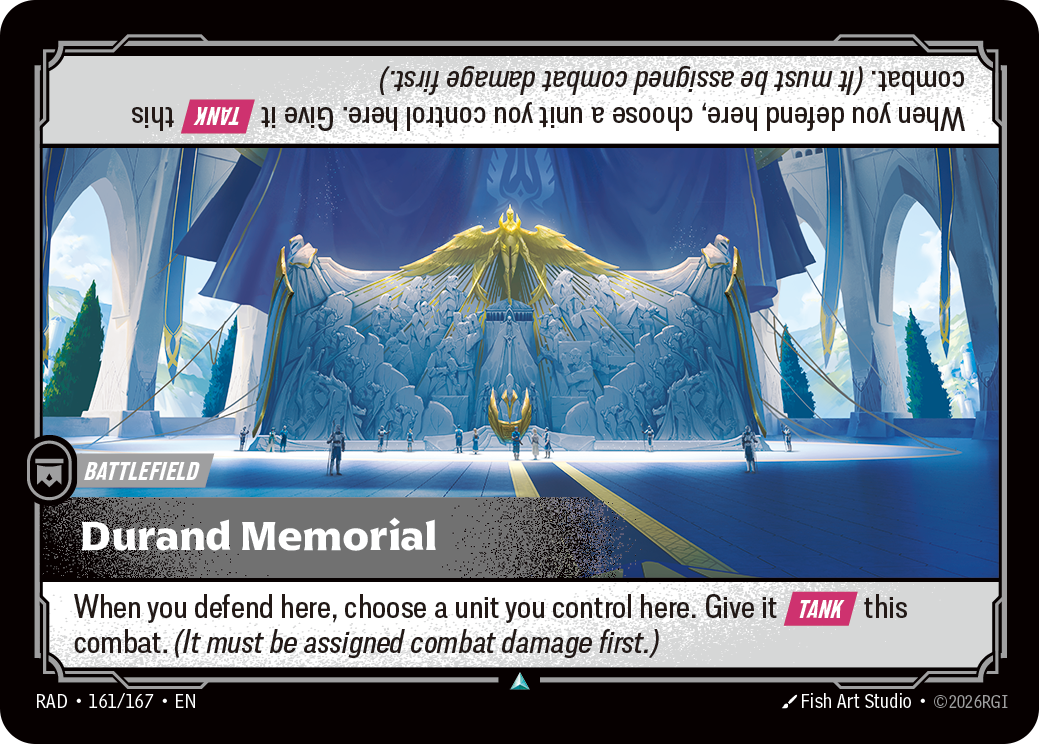 Durand Memorial — Riftbound RAD-161/167