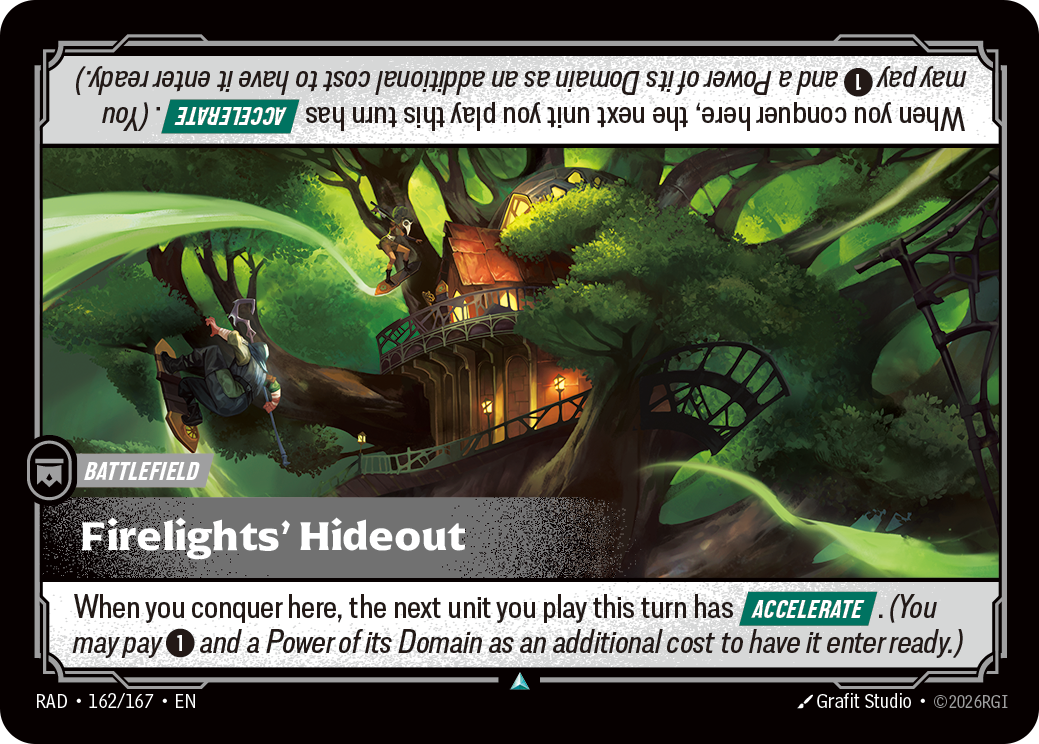 Firelights' Hideout — Riftbound RAD-162/167