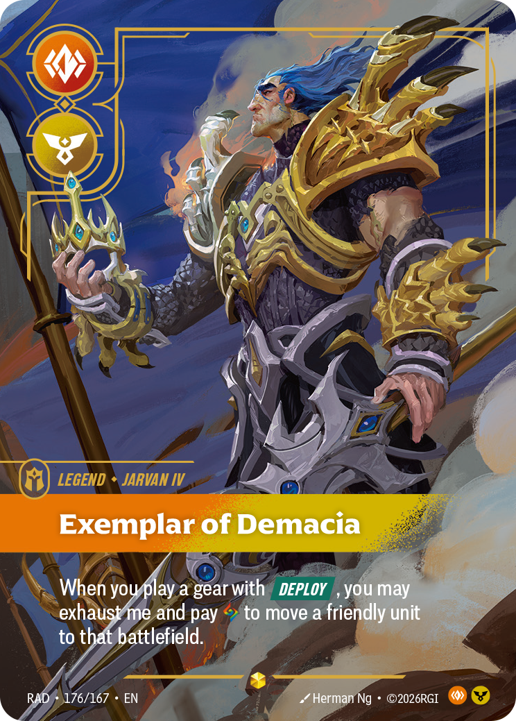 Exemplar of Demacia — Riftbound RAD-176/167