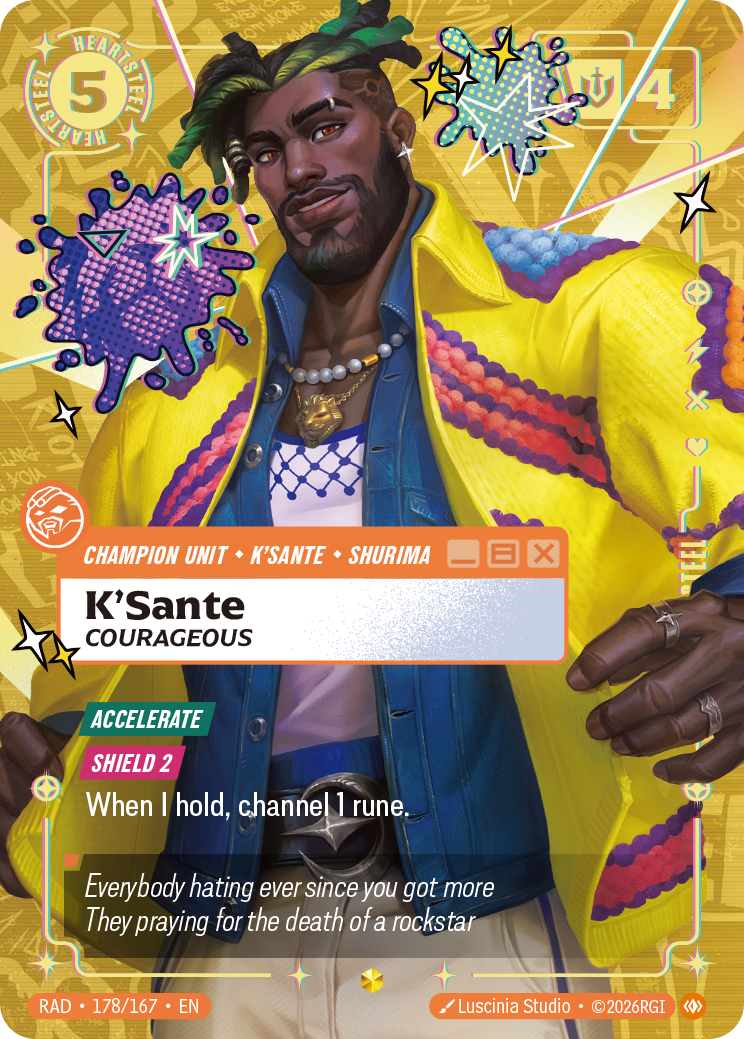 K'Sante, Courageous — Riftbound RAD-178/167