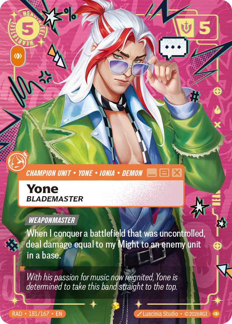 Yone, Blademaster — Riftbound RAD-181/167