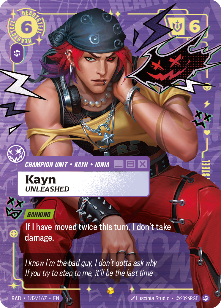 Kayn, Unleashed — Riftbound RAD-182/167