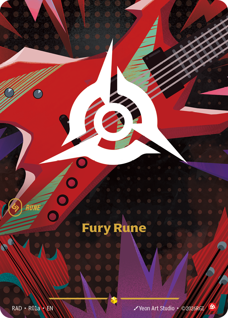 Fury Rune — Riftbound RAD-R01a