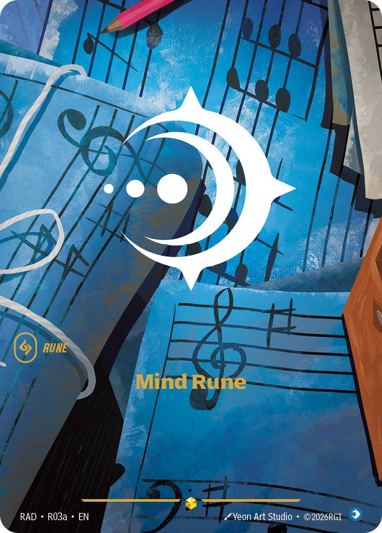Mind Rune — Riftbound RAD-R03a