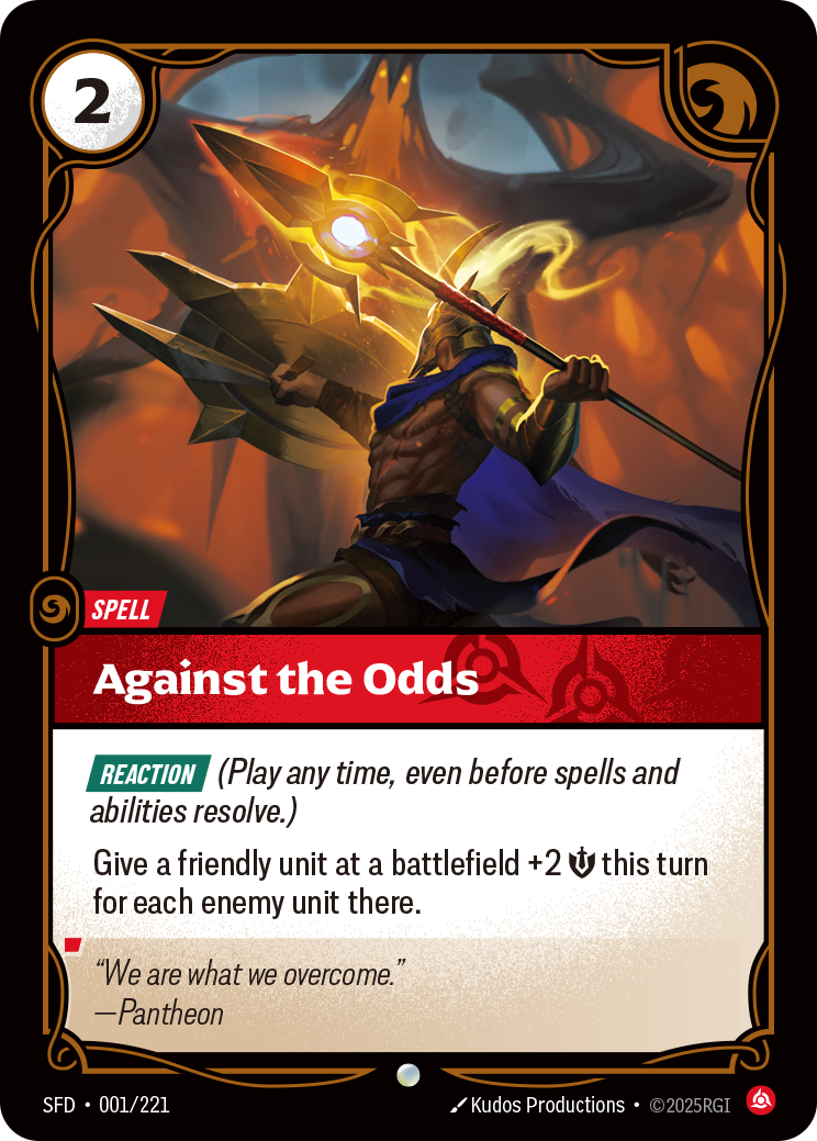 Against the Odds — Riftbound SFD-001/221
